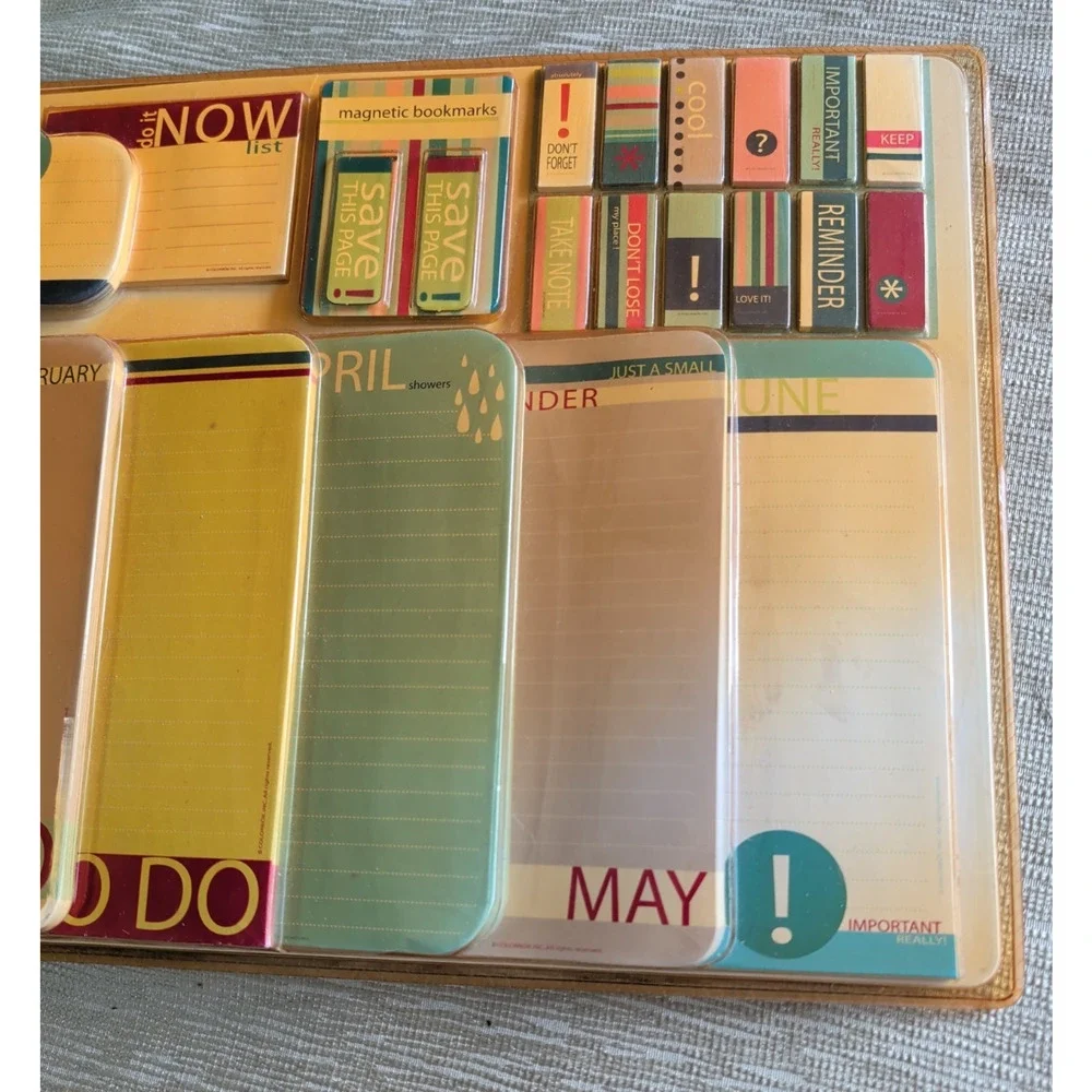 COLORBOK YEAR'S WORTH OF LIST PADS Over 35 Pieces: magnetic bookmarks stationery
